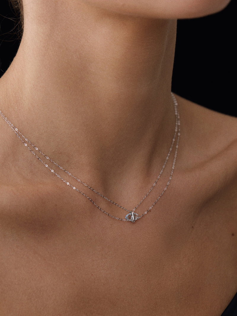 Inner Eye Double-Chain Necklace