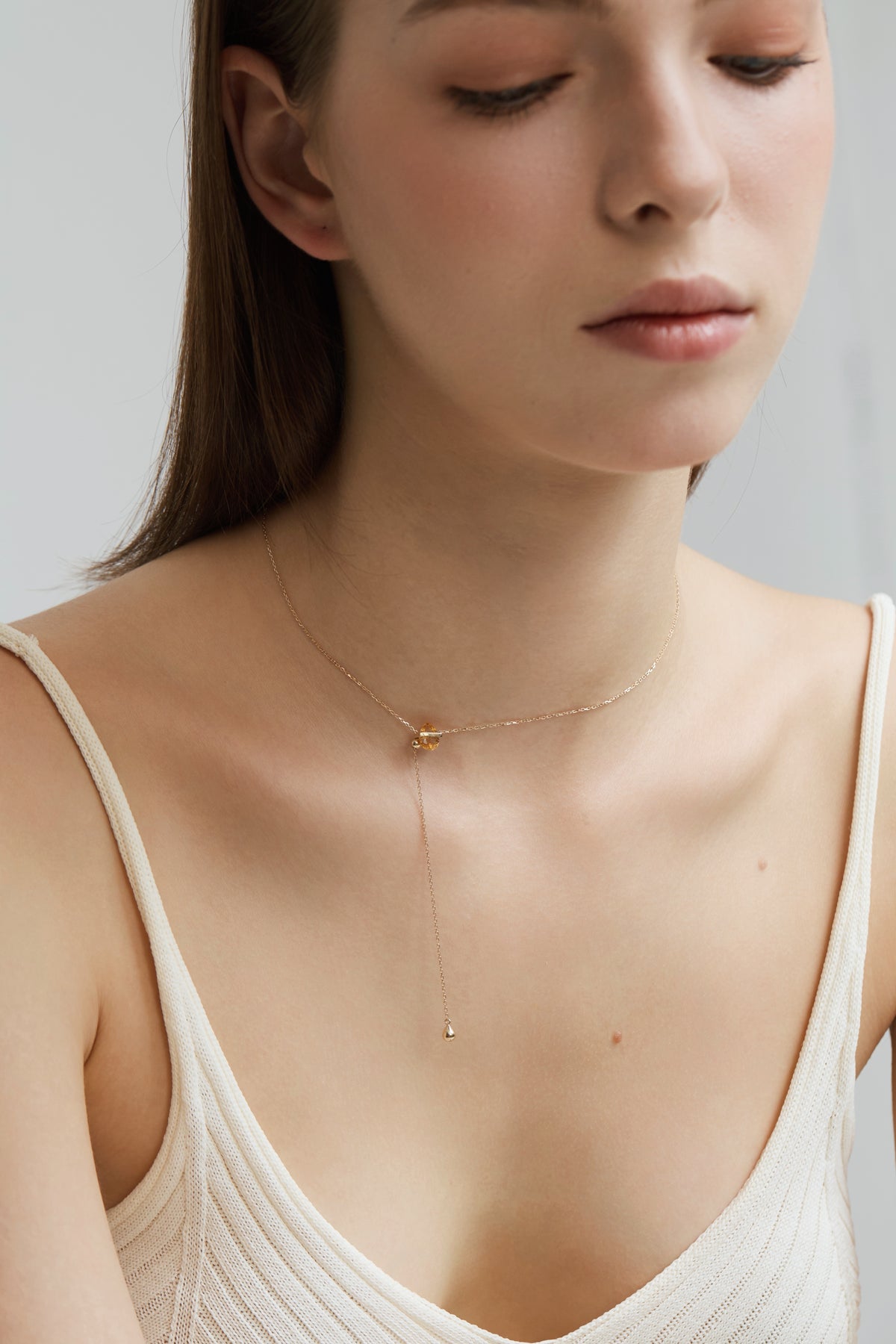 Movement Adjustable Crystal Necklace