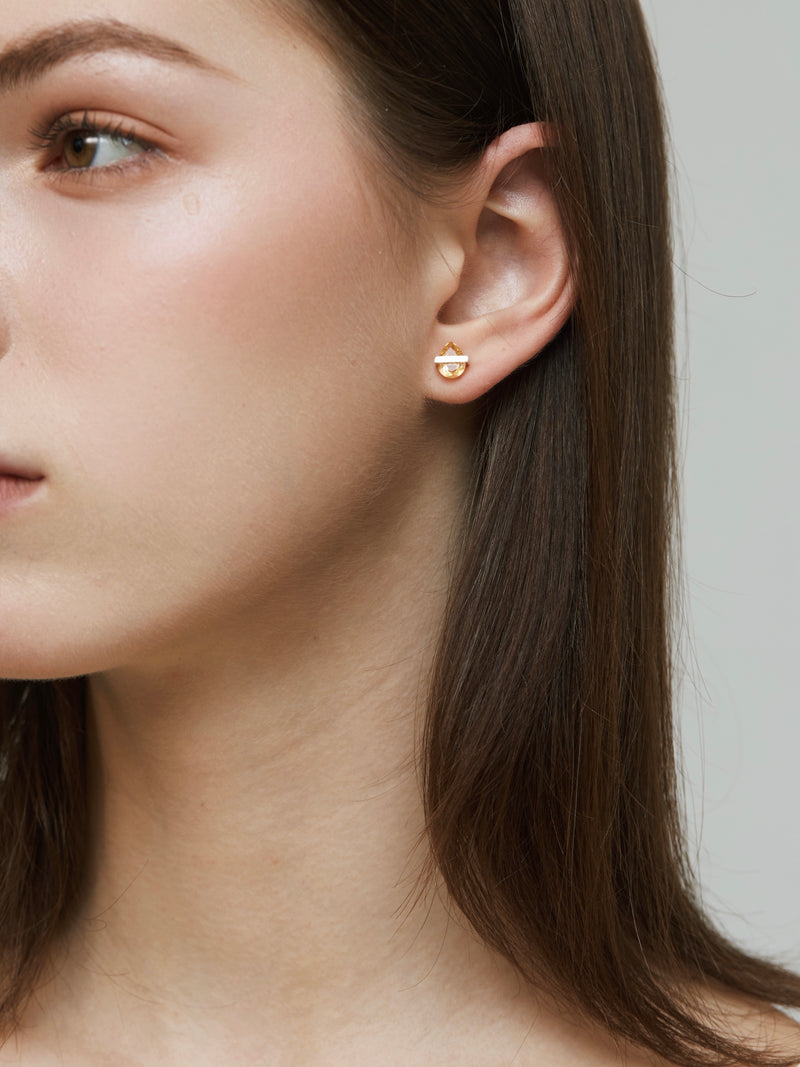 Movement Crystal Stud Earrings