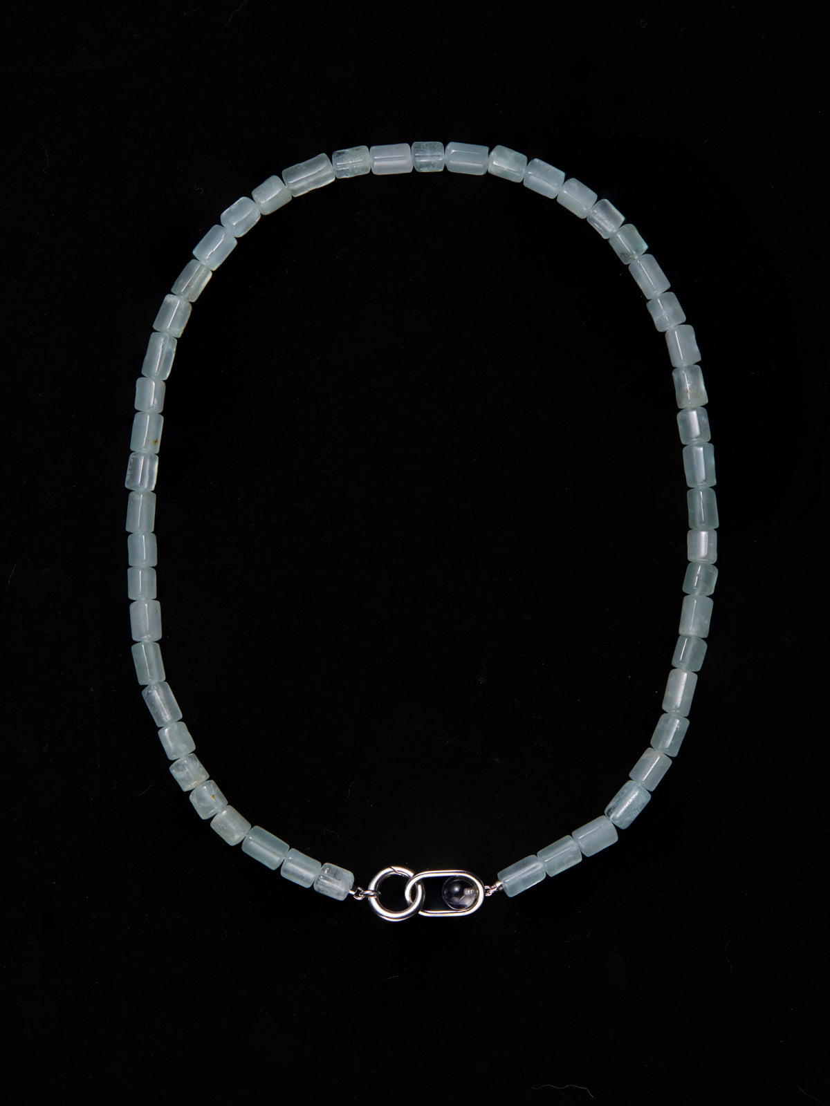 Spring Moonlight Aquamarine Necklace