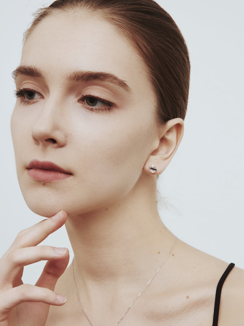 Movement Crystal Stud Earrings