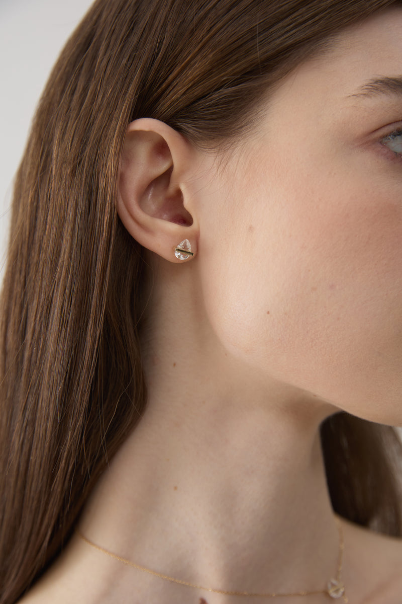 Movement Crystal Stud Earrings