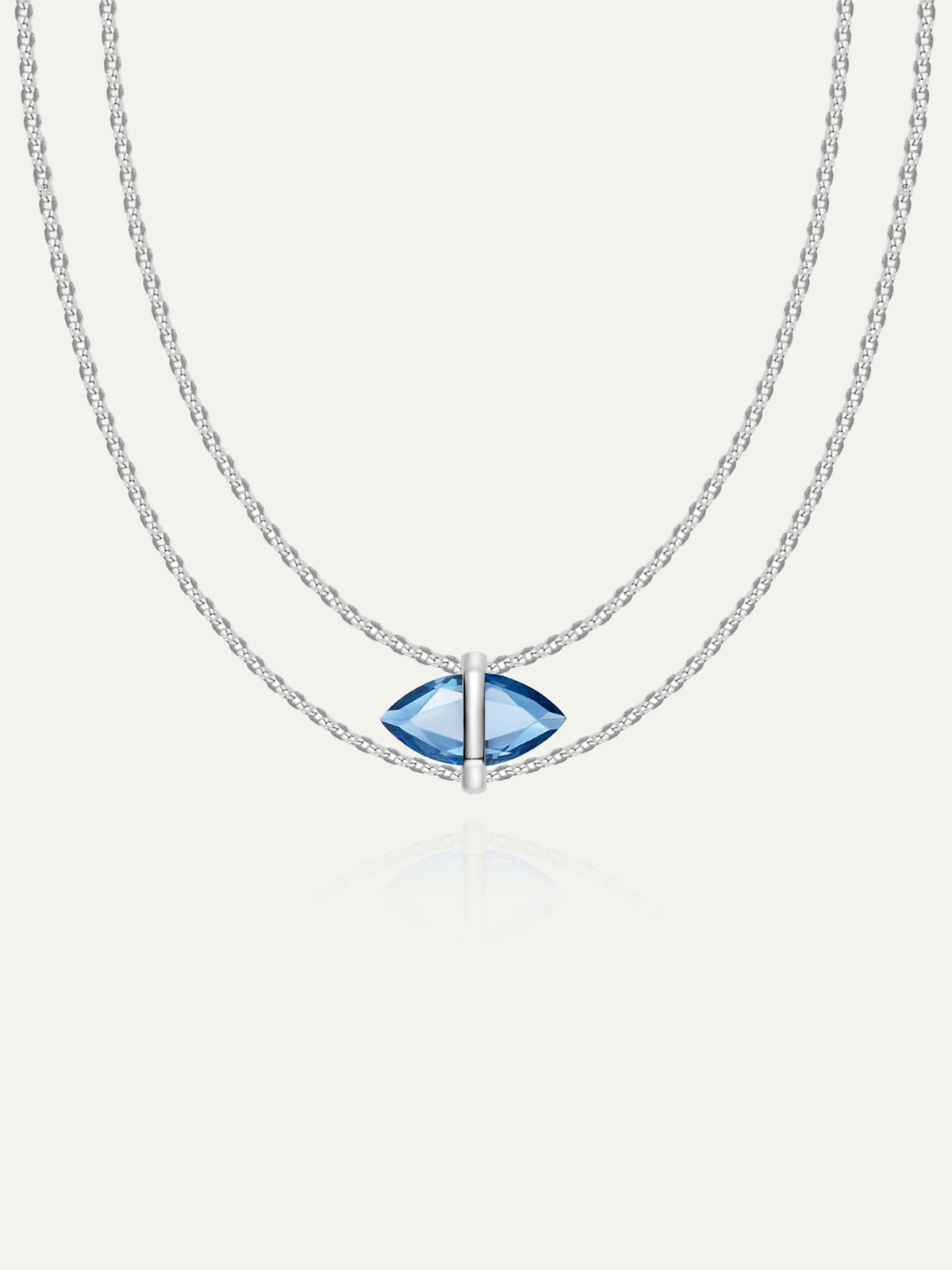 Inner Eye Double-Chain Necklace