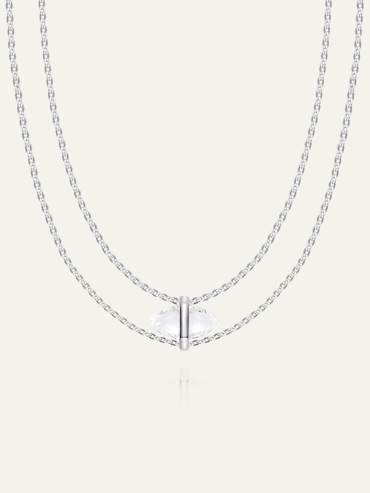 Inner Eye Double-Chain Necklace