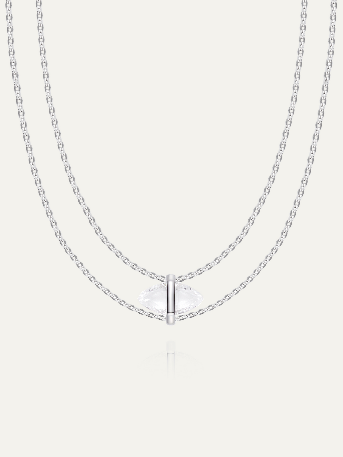 Inner Eye Double-Chain Necklace