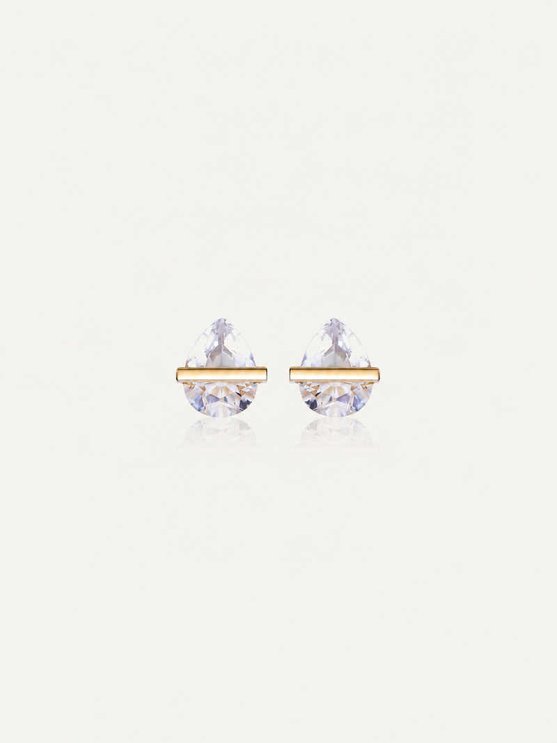 Movement Crystal Stud Earrings