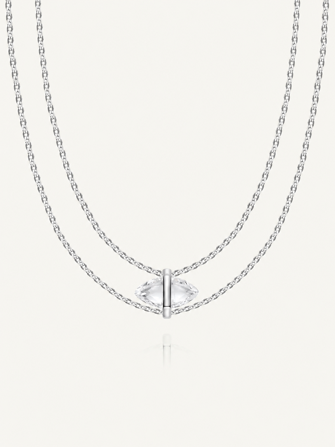 Inner Eye Double-Chain Necklace