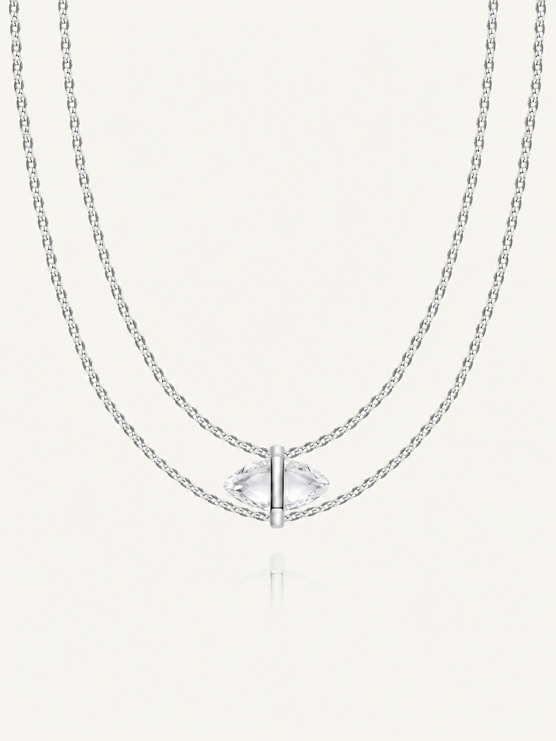 Inner Eye Double-Chain Necklace