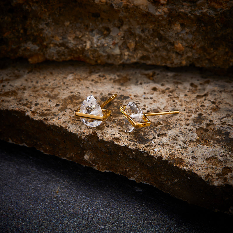 Movement Crystal Stud Earrings