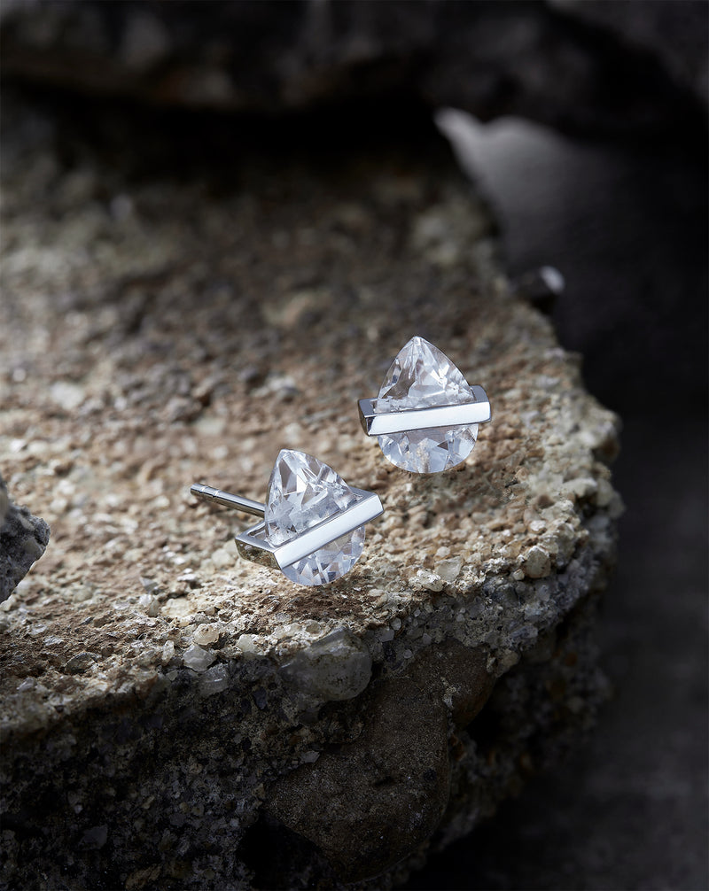 Movement Crystal Stud Earrings