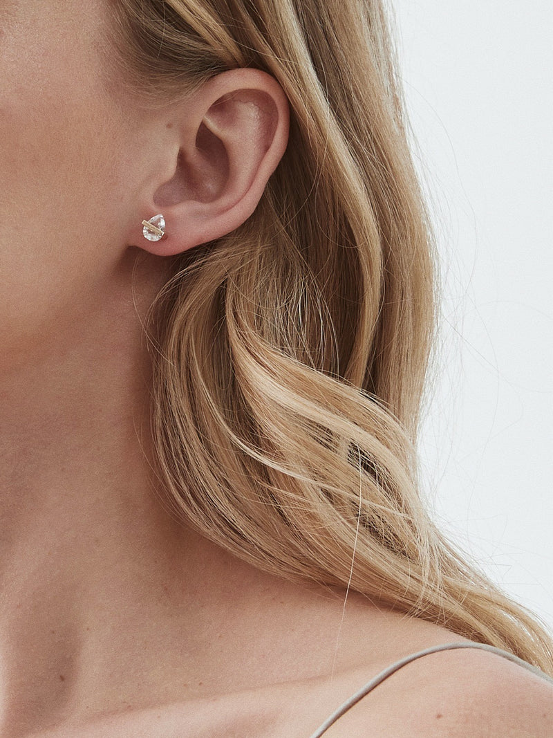 Movement Crystal Stud Earrings