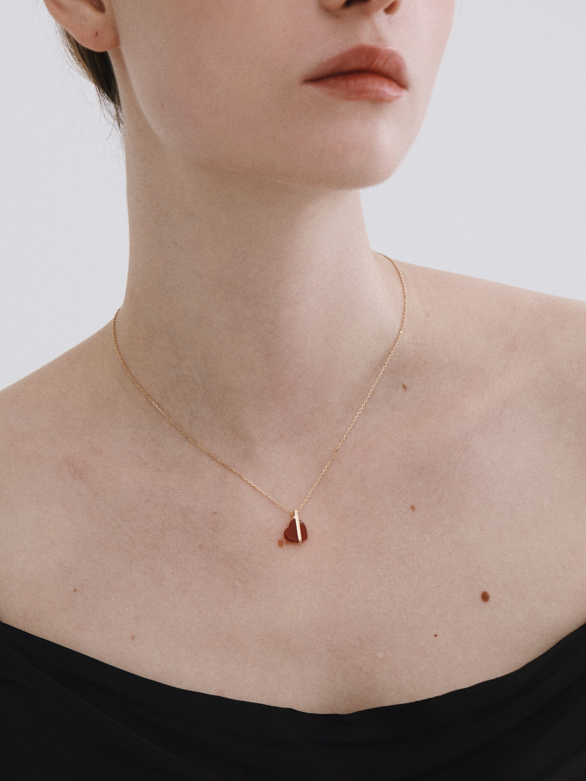 Solo Con Te Heart Necklace