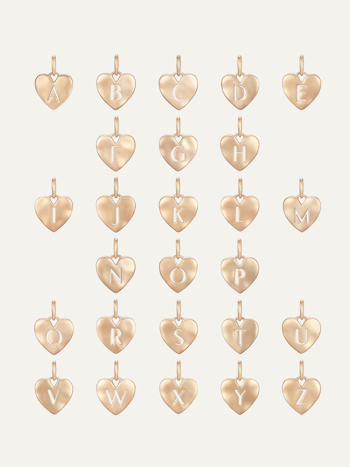 Origin Heart Initial Necklace