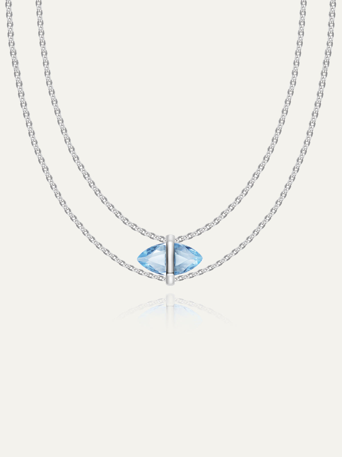 Inner Eye Double-Chain Necklace
